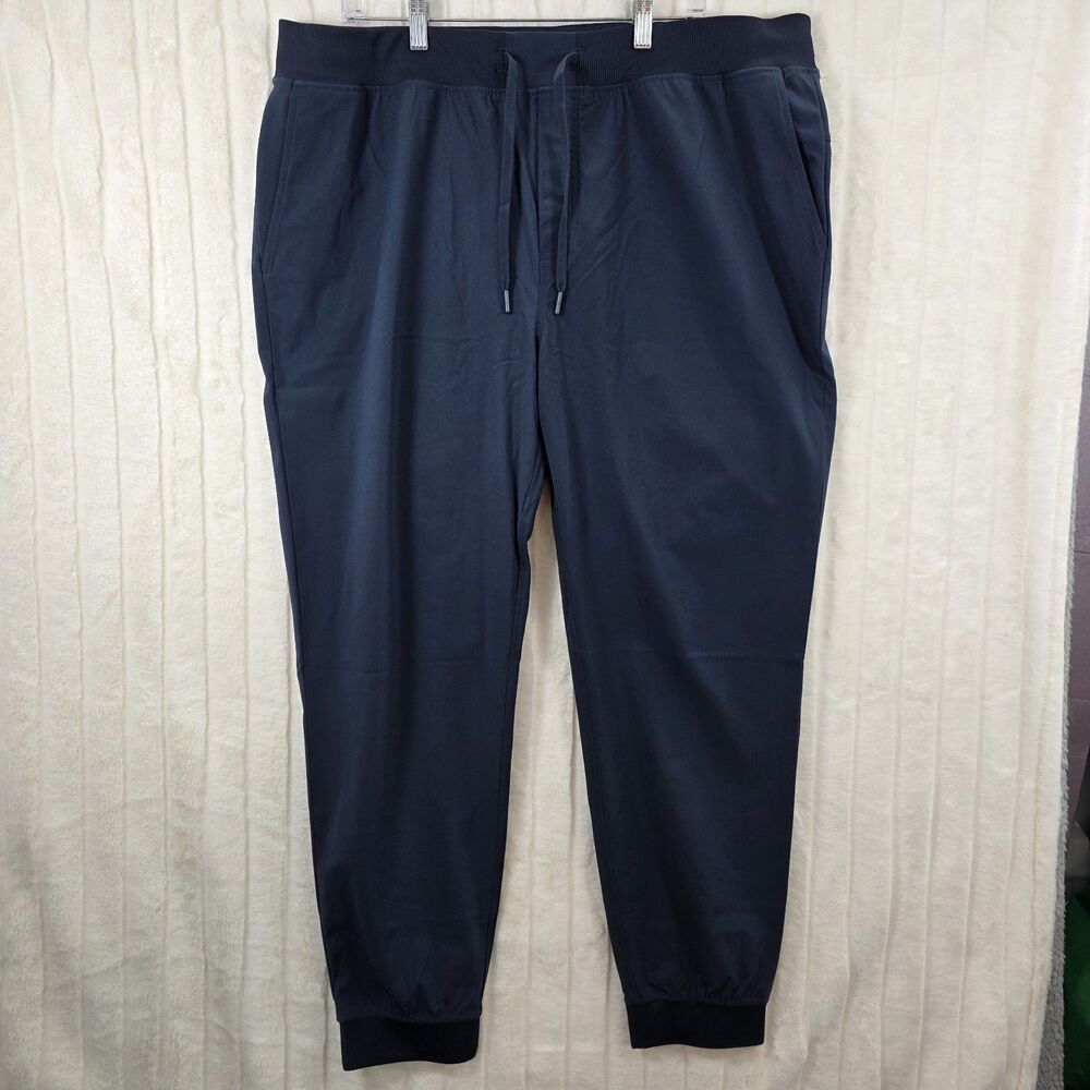 NWOT RHOBACK Men's Blue Performance Jogger Pants Size 3XL